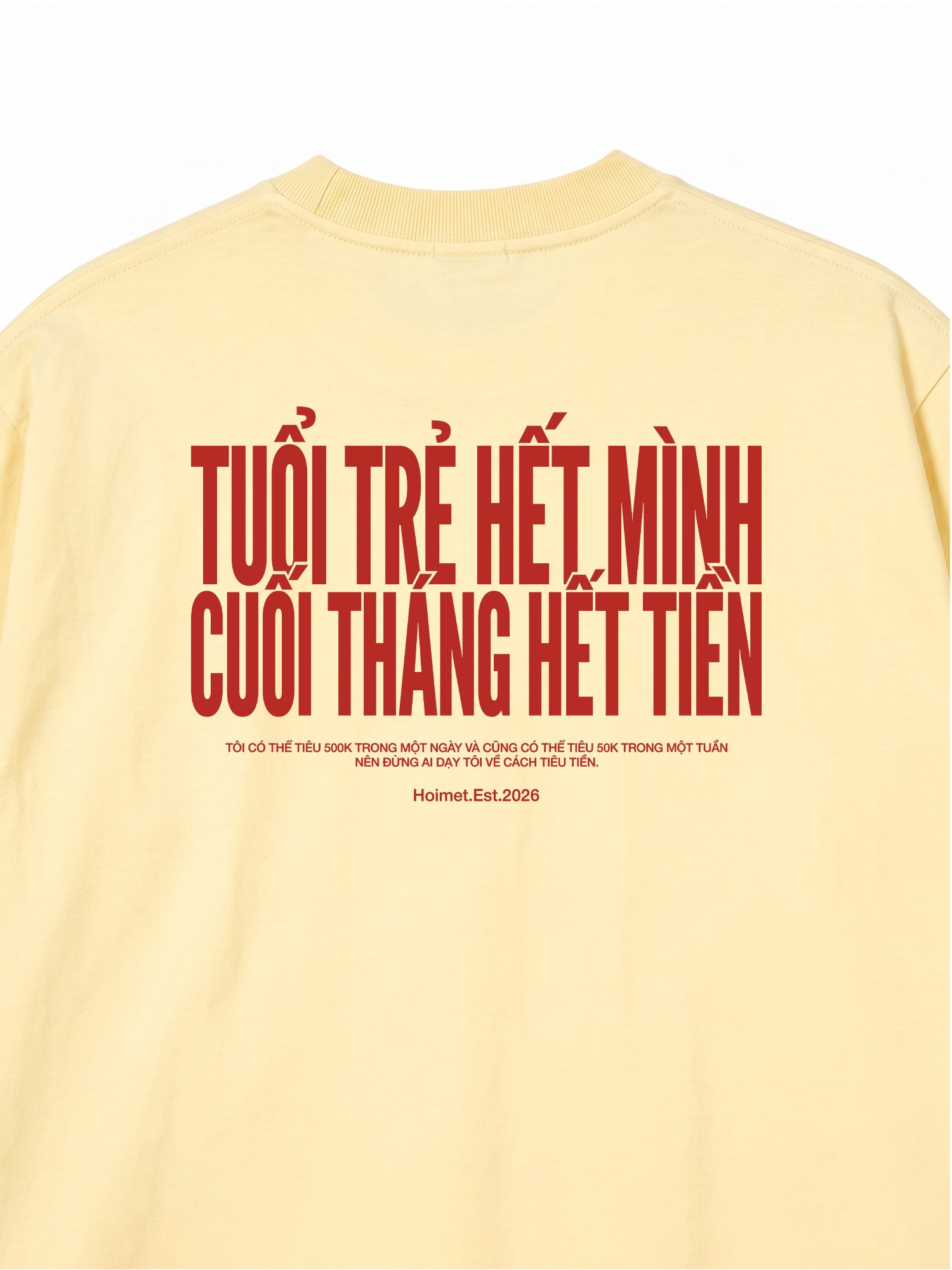 Áo Thun Relaxed Fit Tuổi Trẻ Hết Mình