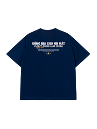 Áo Thun Relaxed Fit Uống Bia Cho Mát