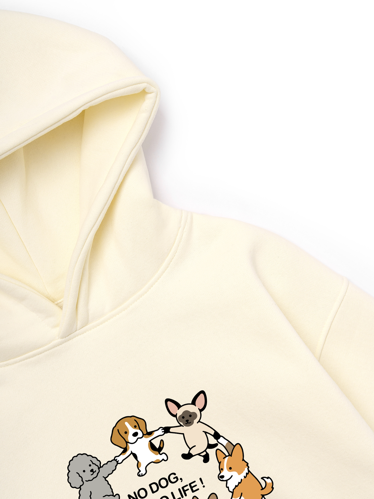 Áo Hoodie Nỉ Hai Da No Dog No Life