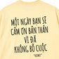 Áo Thun Relaxed Fit Cảm Ơn Bản Thân
