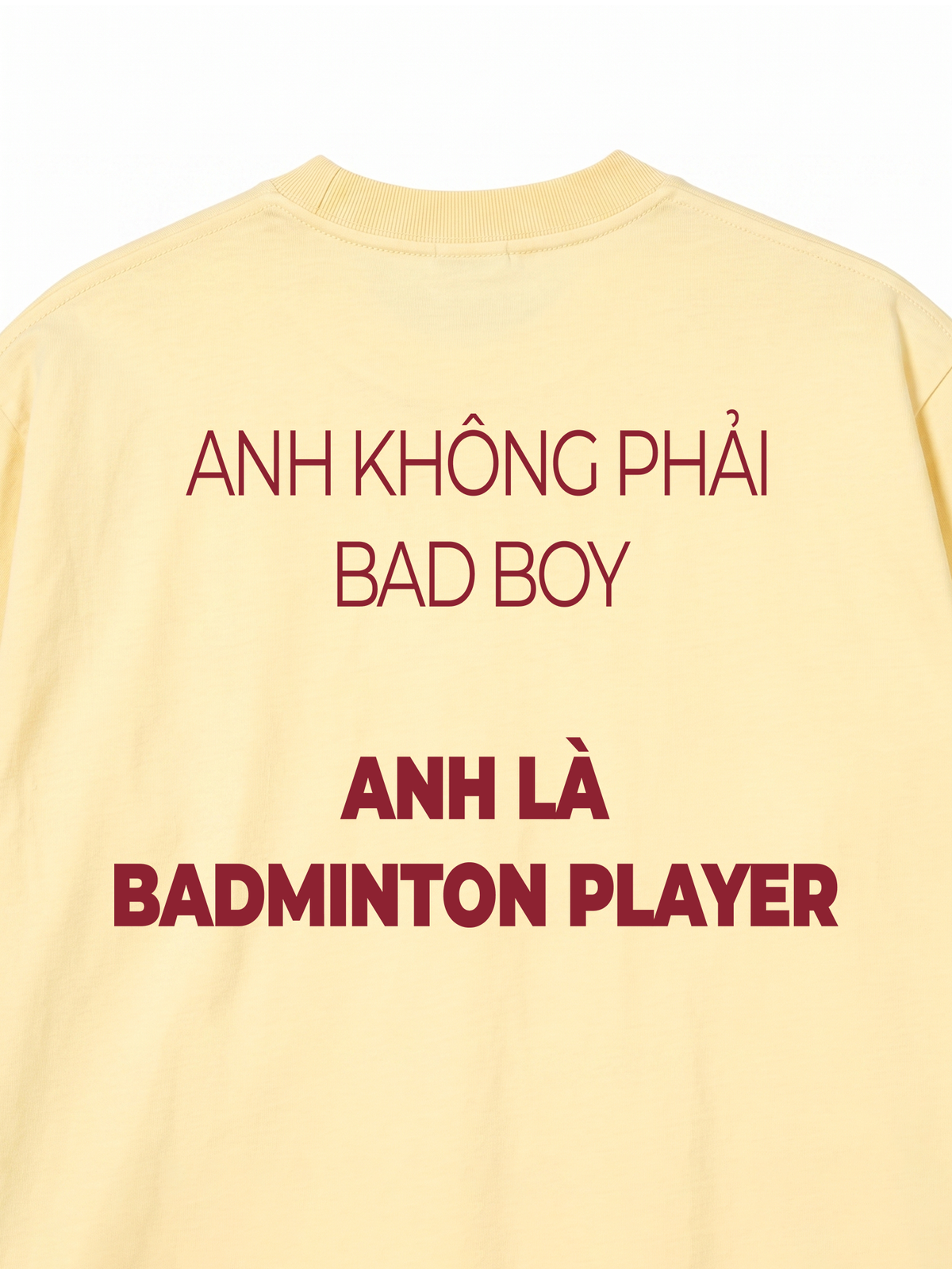Áo Thun Relaxed Fit Không Phải Bad Boy