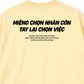 Áo Thun Relaxed Fit Miệng Chọn Nhàn Tay Chọn Việc