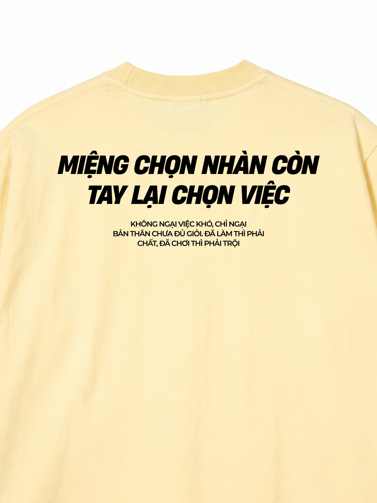 Áo Thun Relaxed Fit Miệng Chọn Nhàn Tay Chọn Việc