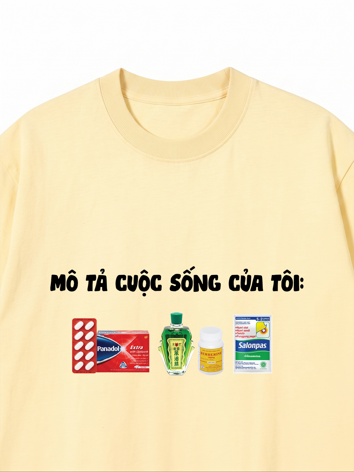 Áo Thun Relaxed Fit Mô Tả Cuộc Sống Của Tôi