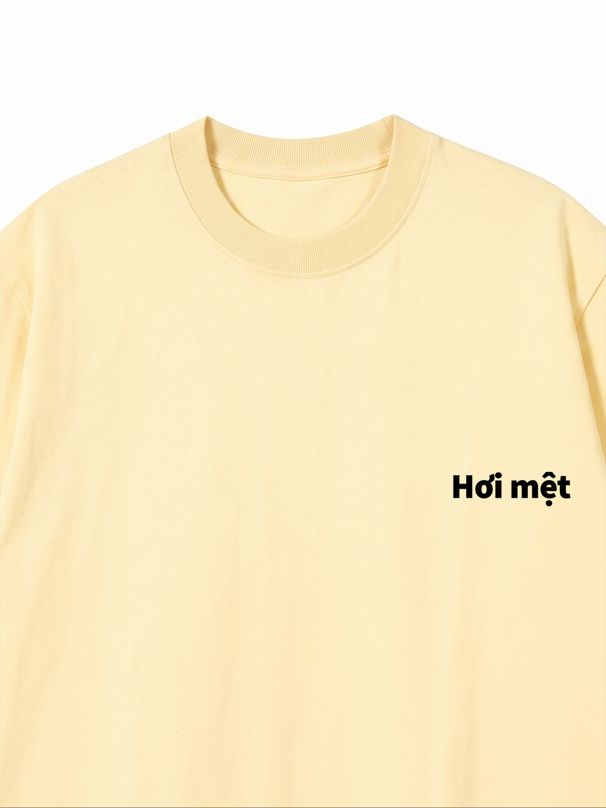 Áo Thun Relaxed Fit Đừng Lên Cân Nữa