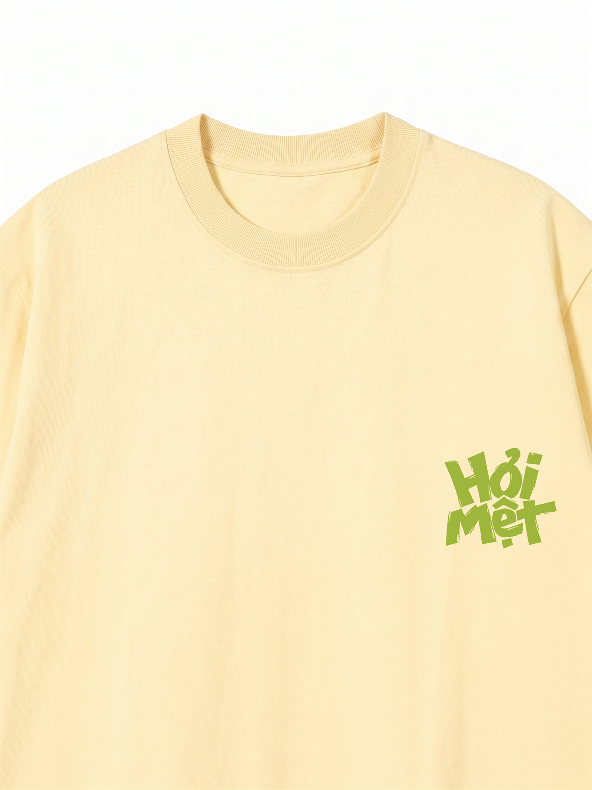 Áo Thun Relaxed Fit Vui Vẻ Không Quạu