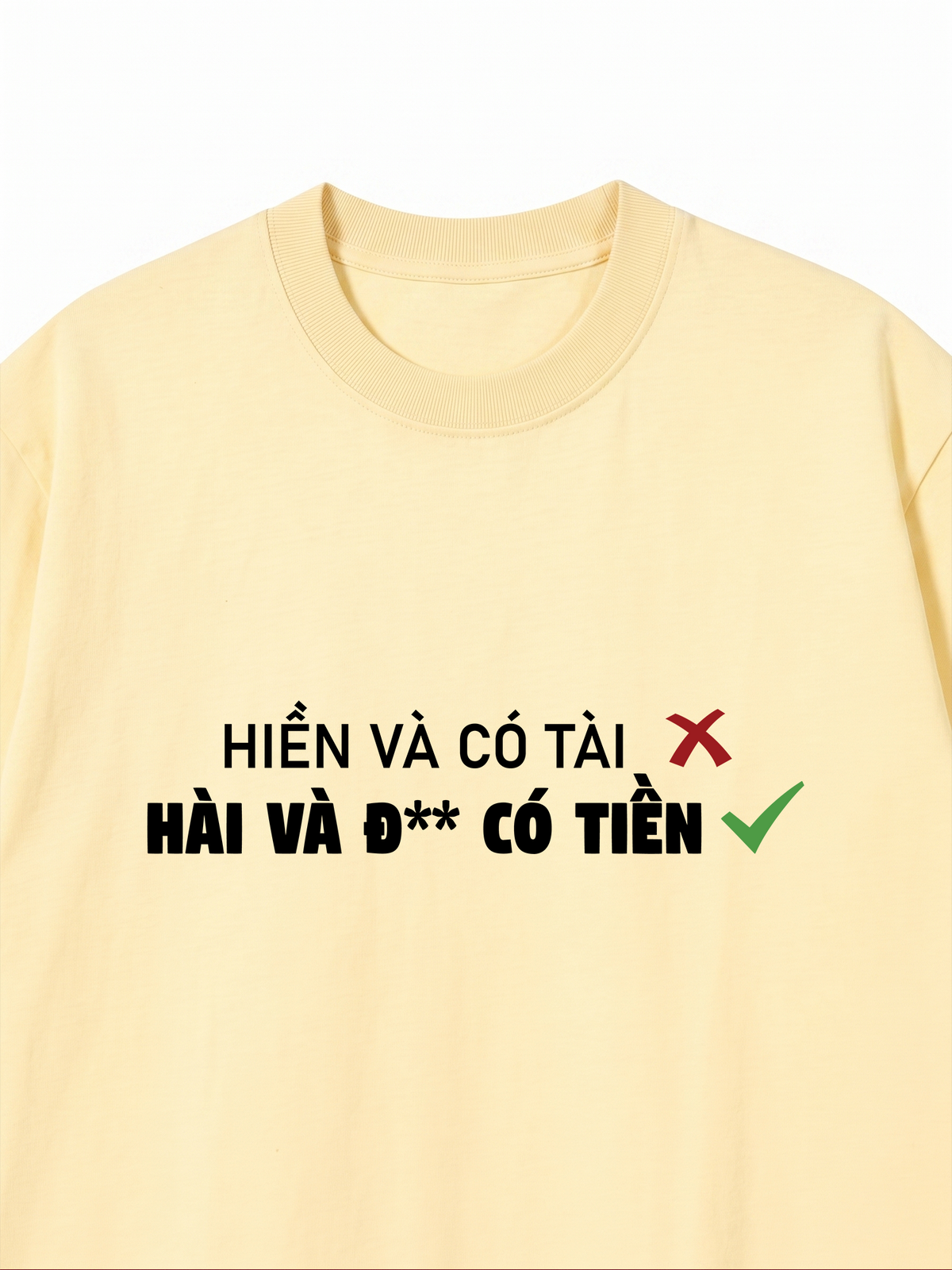 Áo Thun Relaxed Fit Hiền Và Có Tài