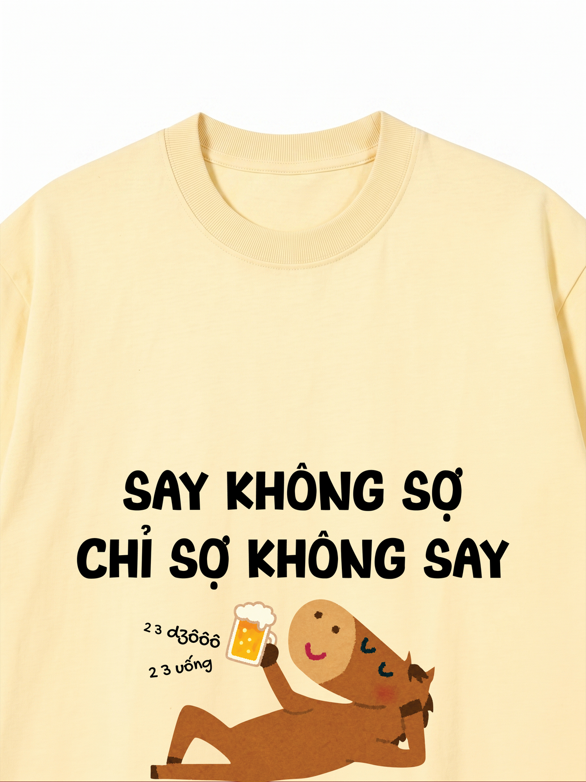 Áo Thun Relaxed Fit Say Không Sợ