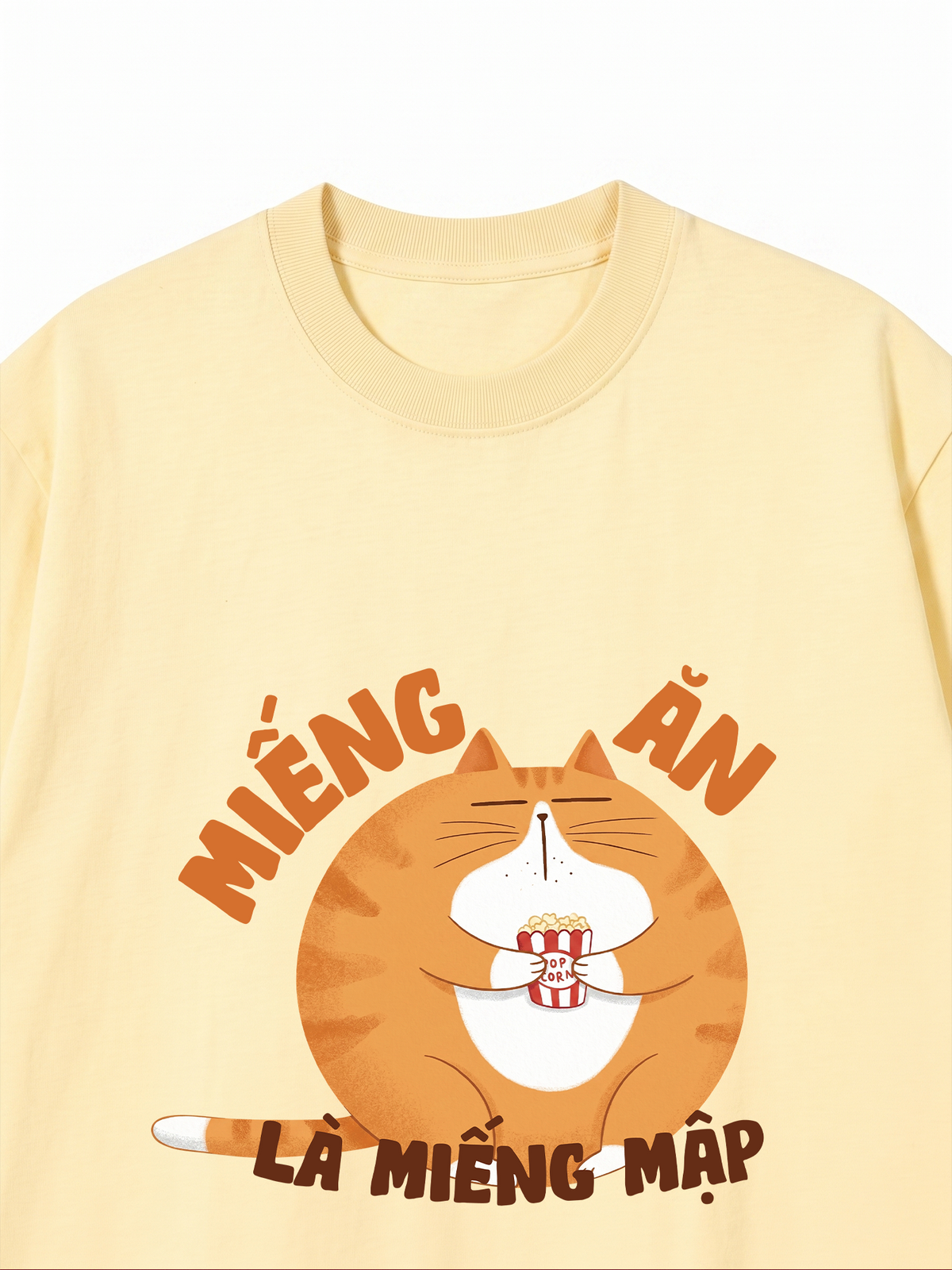 Áo Thun Relaxed Fit Miếng Ăn Là Miếng Mập