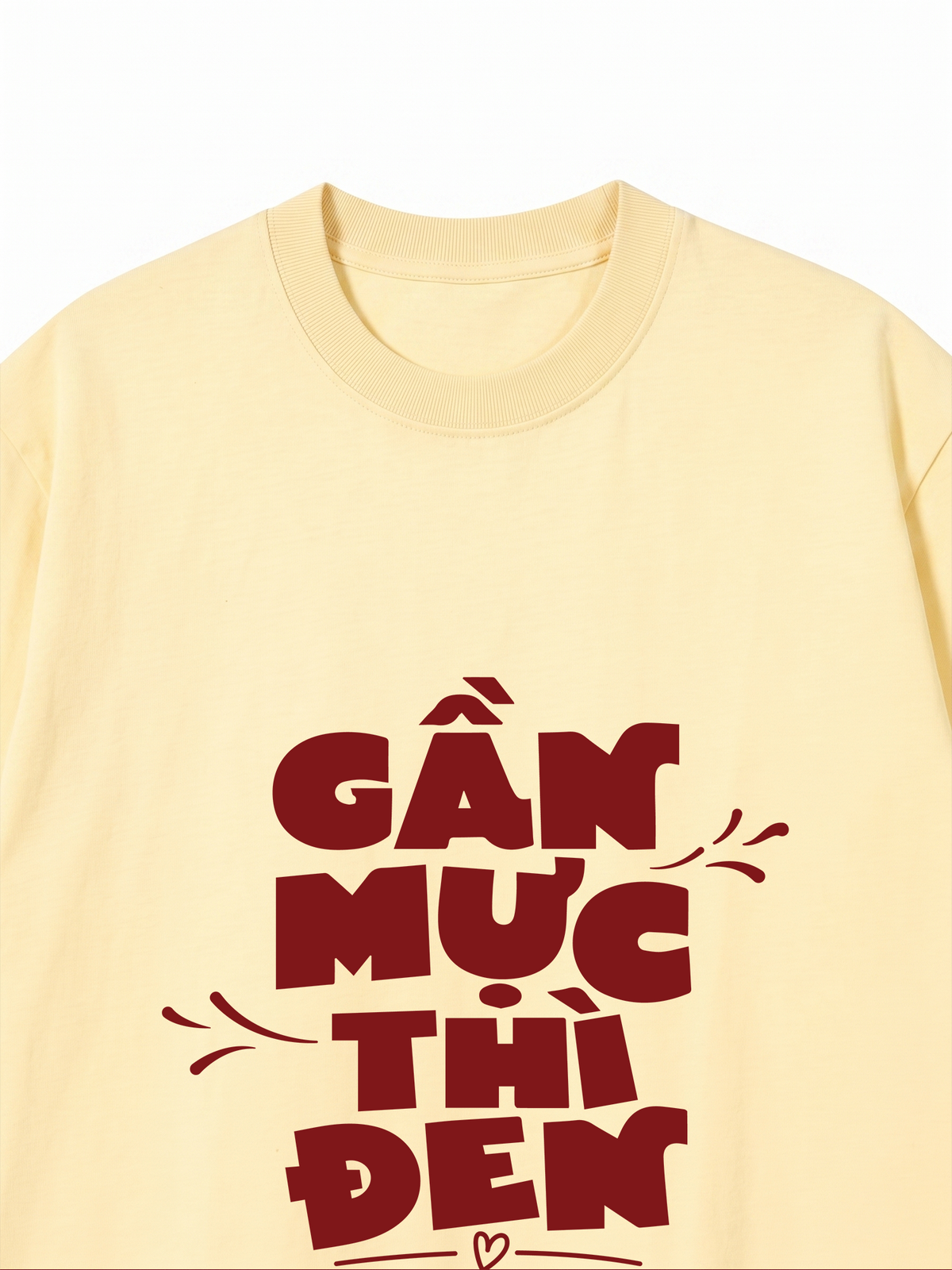 Áo Thun Relaxed Fit Gần Mực Thì Đen