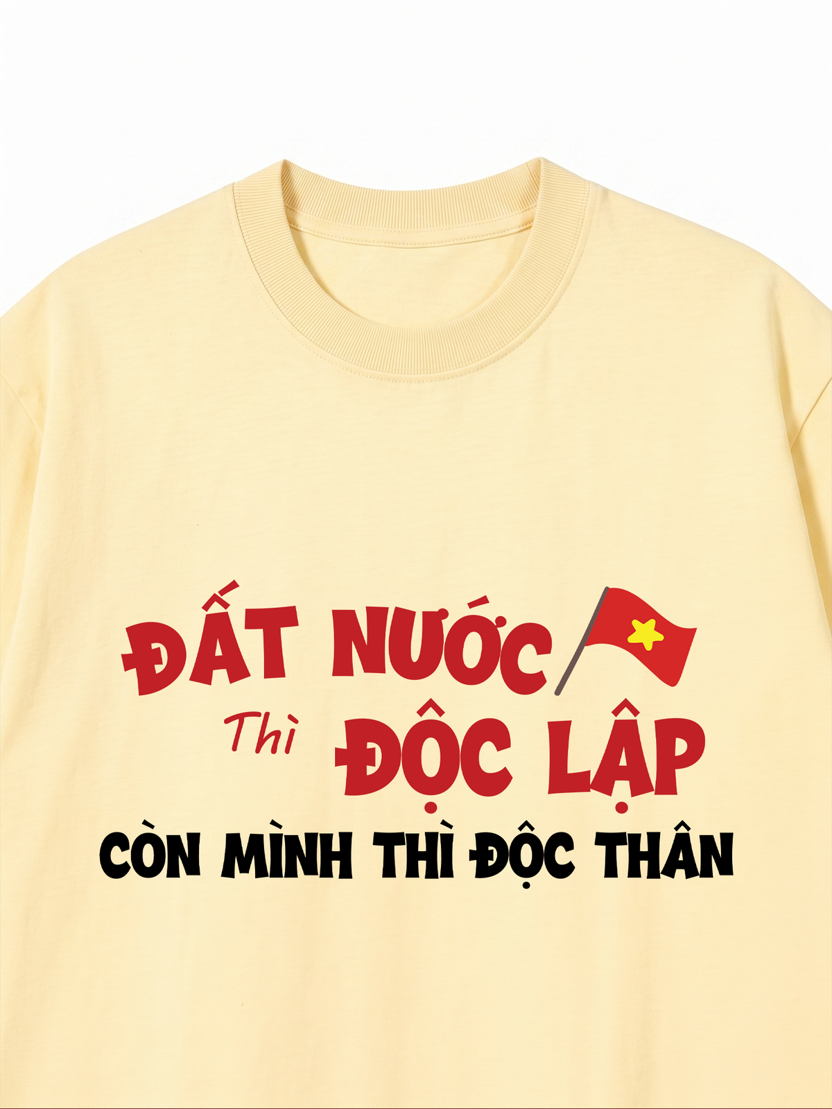 Áo Thun Relaxed Fit Đất Nước Thì Độc Lập