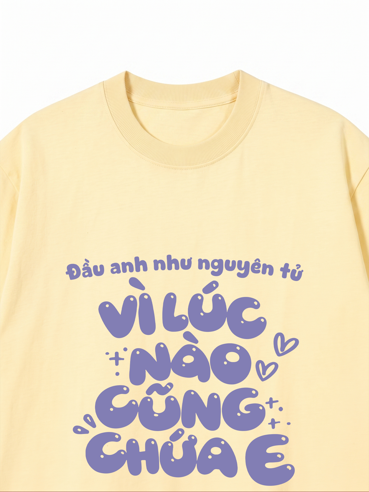 Áo Thun Relaxed Fit Đầu Anh Như Nguyên Tử