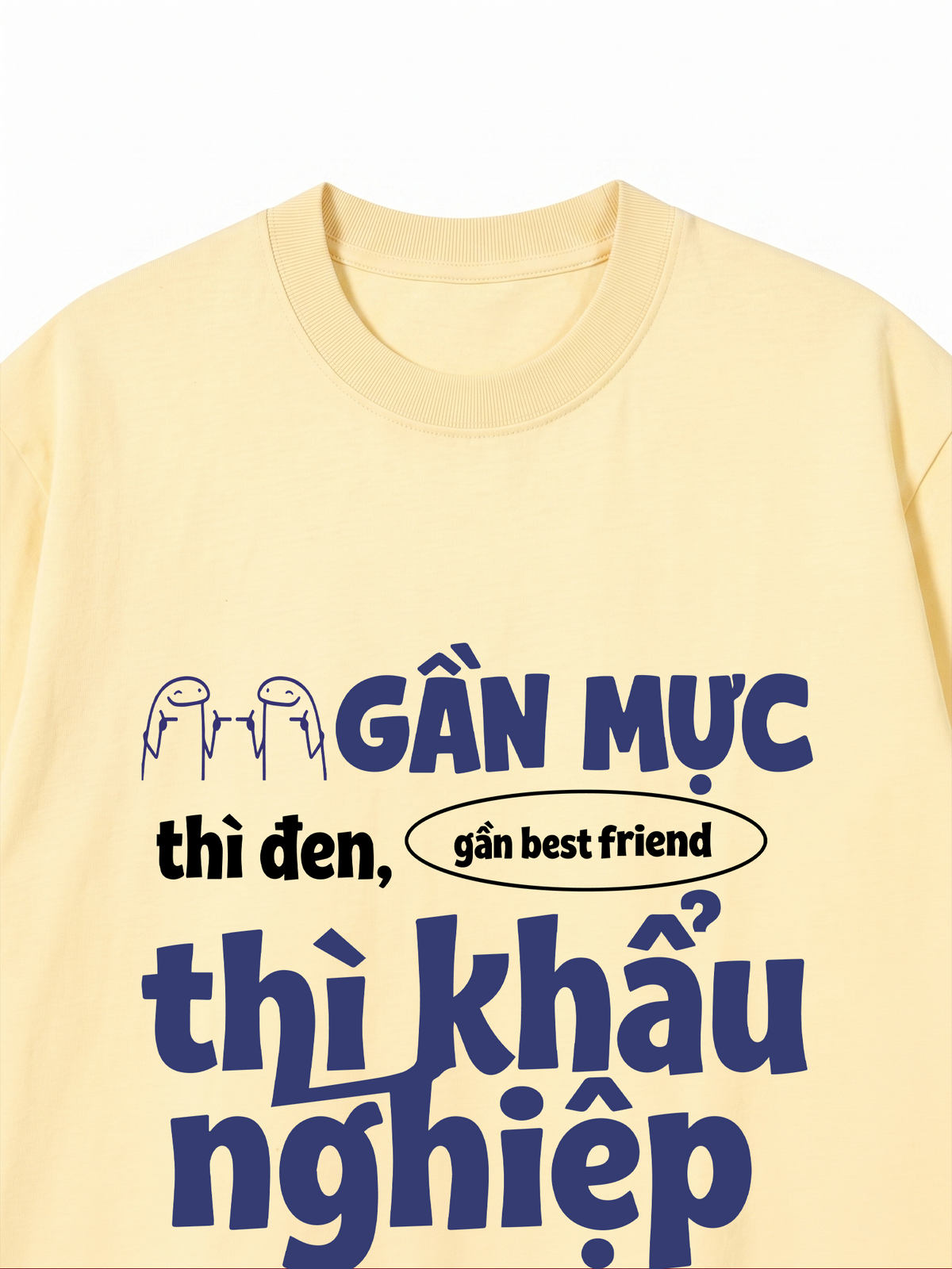 Áo Thun Relaxed Fit Gần Mực Thì Đen