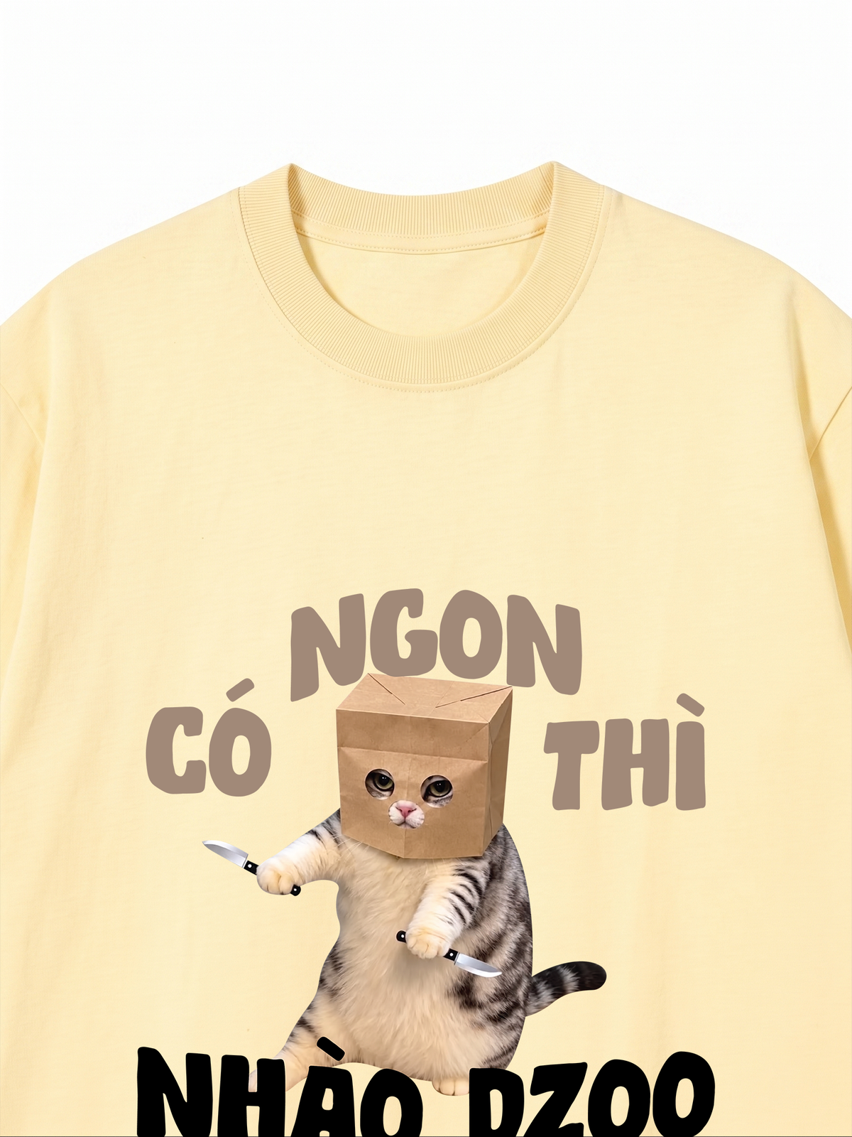 Áo Thun Relaxed Fit Có Ngon Thì Nhào Dzoo