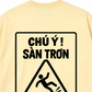 Áo Thun Relaxed Fit Chú Ý Sàn Trơn