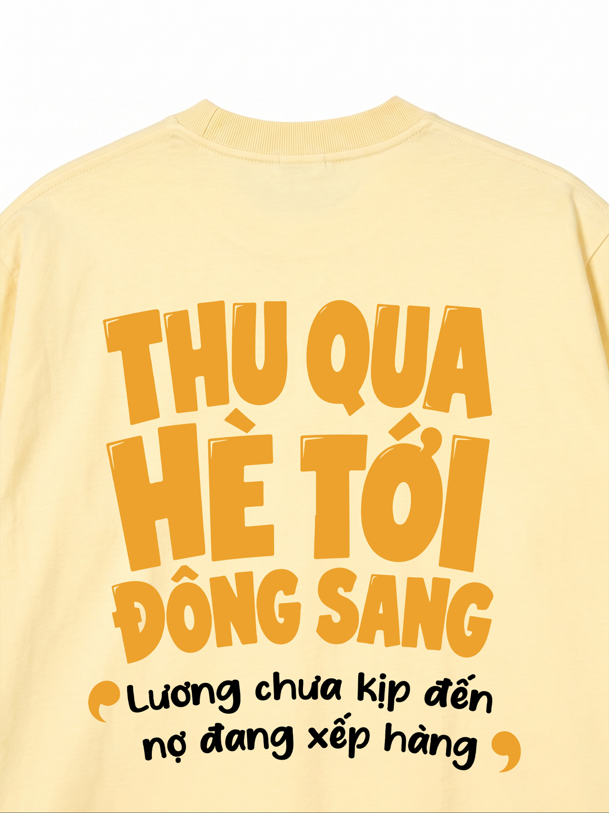 Áo Thun Relaxed Fit Thu Qua Hè Tới Đông Sang