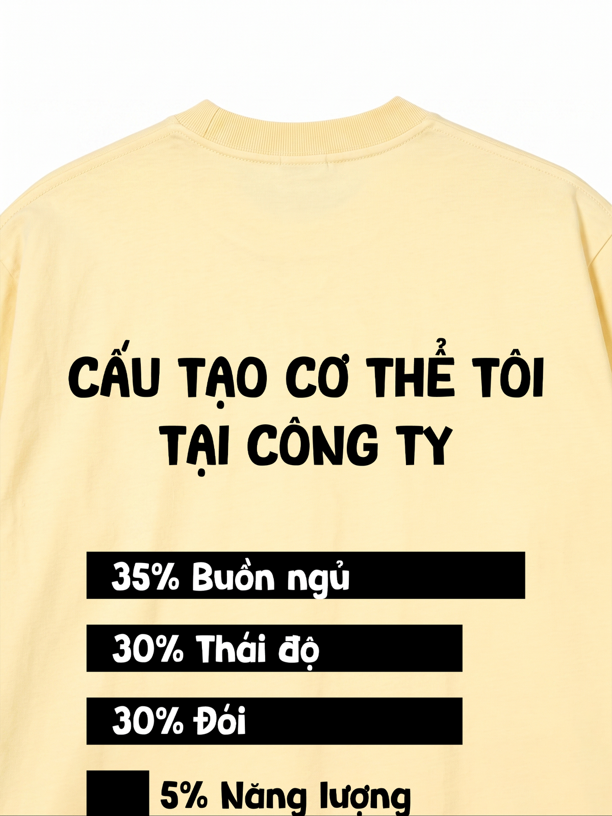 Áo Thun Relaxed Fit Cấu Tạo Cơ Thể Tôi Tại Công Ty