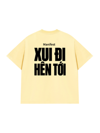 Áo Thun Relaxed Fit Xui Đi Hên Tới