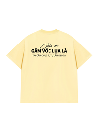 Áo Thun Relaxed Fit Chúc Em Gấm Vóc Lụa Là