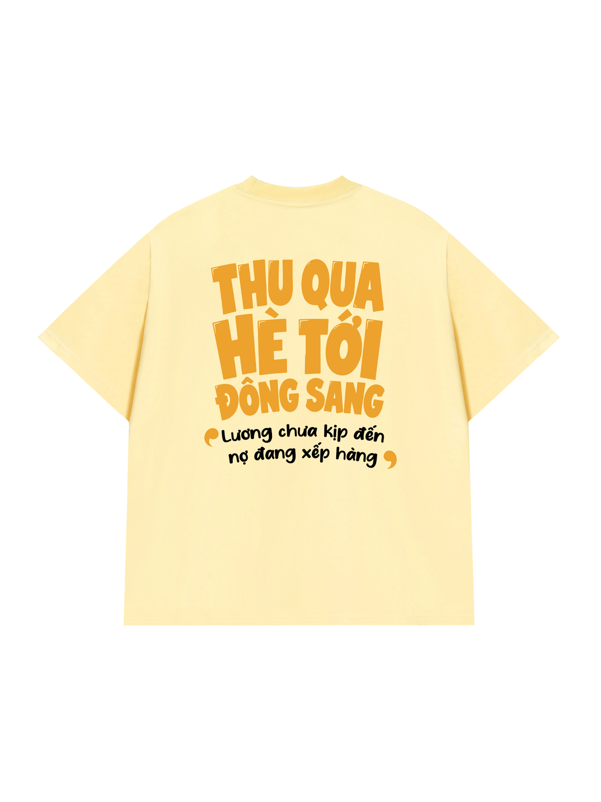 Áo Thun Relaxed Fit Thu Qua Hè Tới Đông Sang
