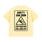 Áo Thun Relaxed Fit Chú Ý Sàn Trơn