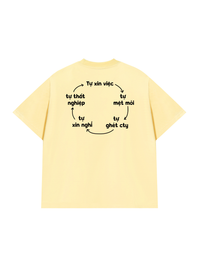 Áo Thun Relaxed Fit Tự Xin Việc Tự Mệt Mỏi