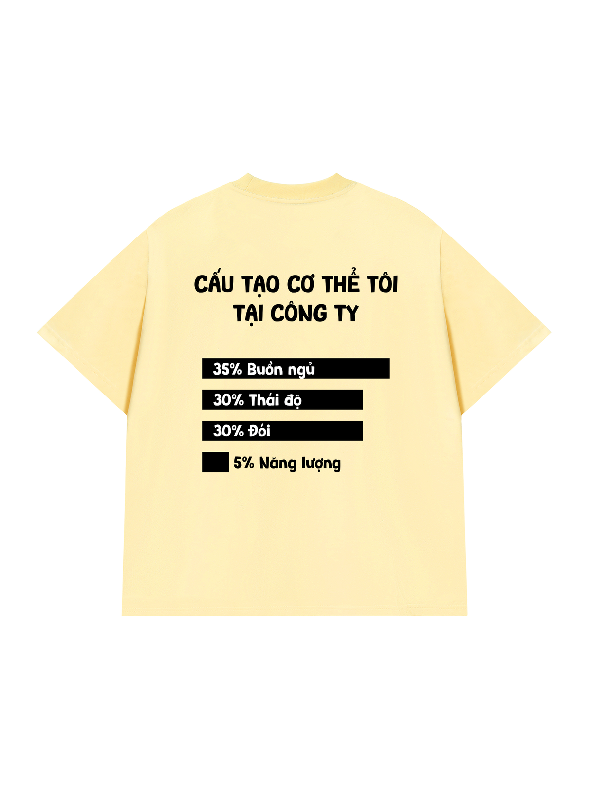 Áo Thun Relaxed Fit Cấu Tạo Cơ Thể Tôi Tại Công Ty