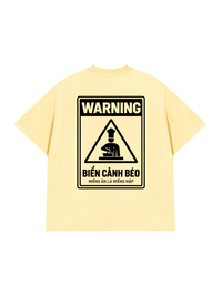Áo Thun Relaxed Fit Biển Cảnh Béo