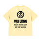 Áo Thun Relaxed Fit Vui Lòng Không Hoảng Loạn Khi Thấy Gái Xinh