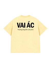 Áo Thun Relaxed Fit Vai Ác
