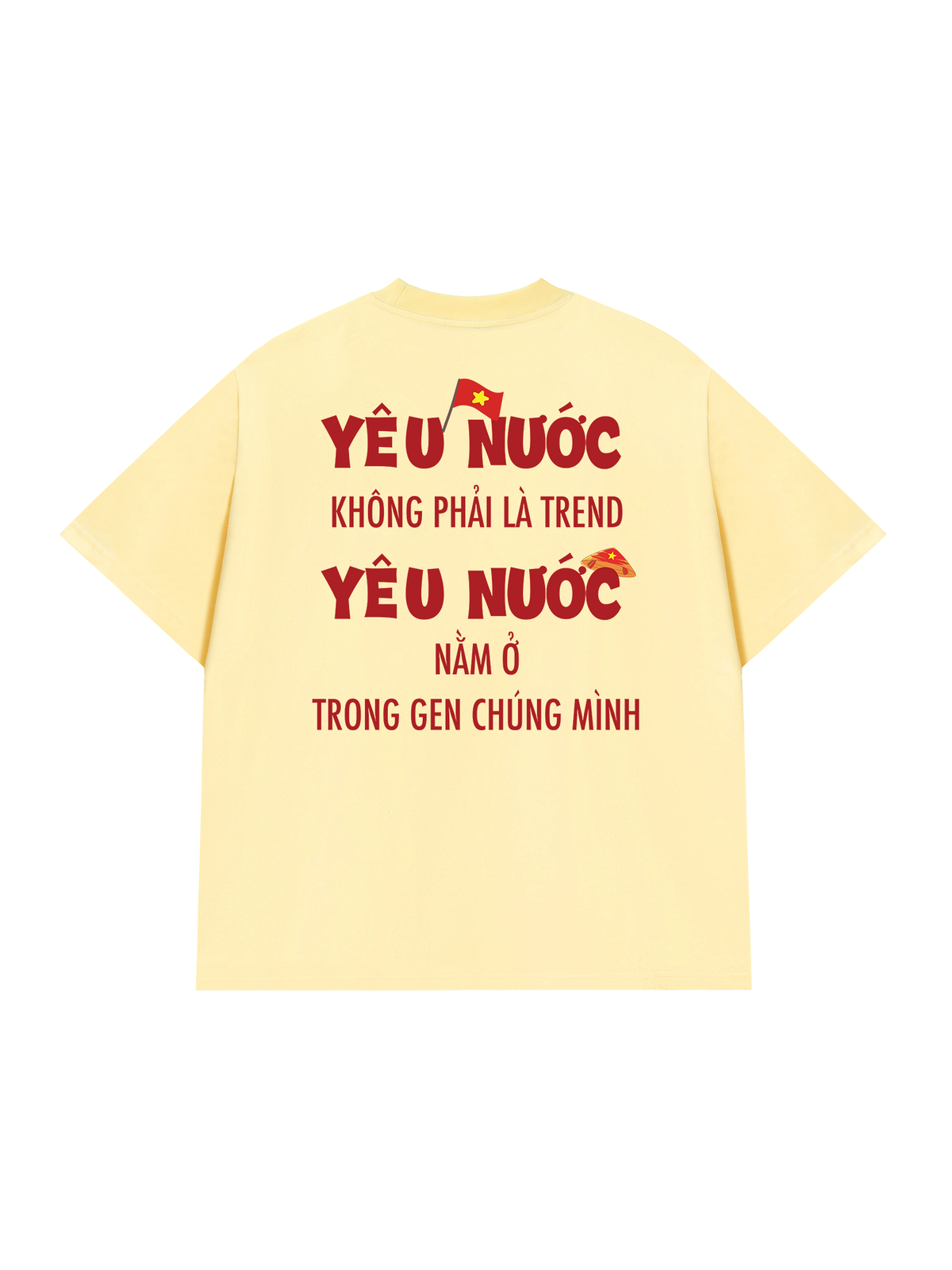 Áo Thun Relaxed Fit Yêu Nước Không Phải Là Trend