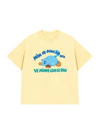 Áo Thun Relaxed Fit Mồm Ơi Đừng Ăn Nữa