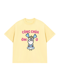 Áo Thun Relaxed Fit Công Chúa Ỡm Ờ