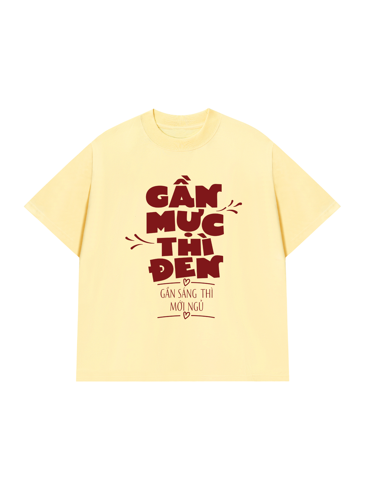 Áo Thun Relaxed Fit Gần Mực Thì Đen