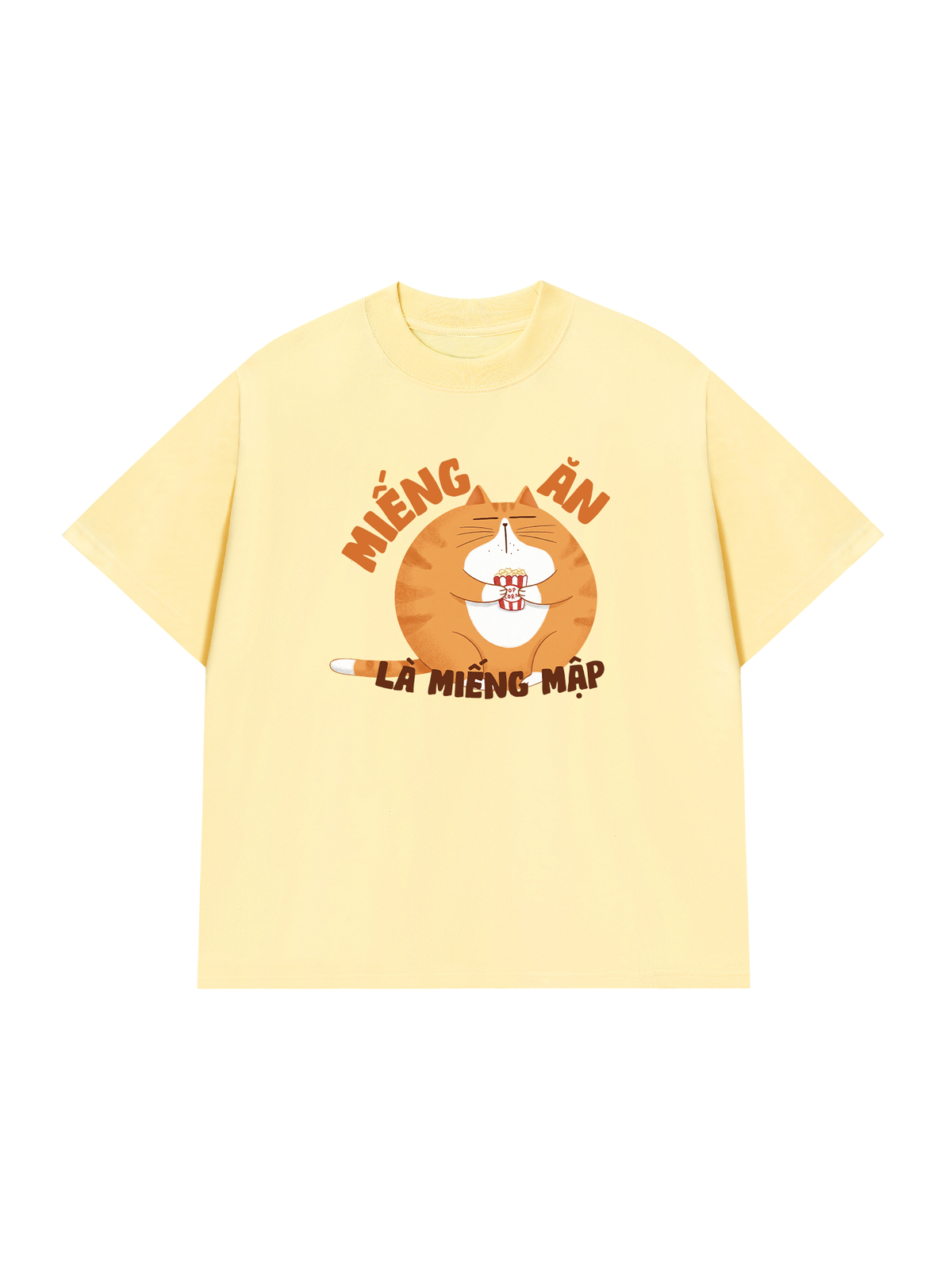 Áo Thun Relaxed Fit Miếng Ăn Là Miếng Mập
