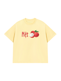 Áo Thun Relaxed Fit Mệt Vải