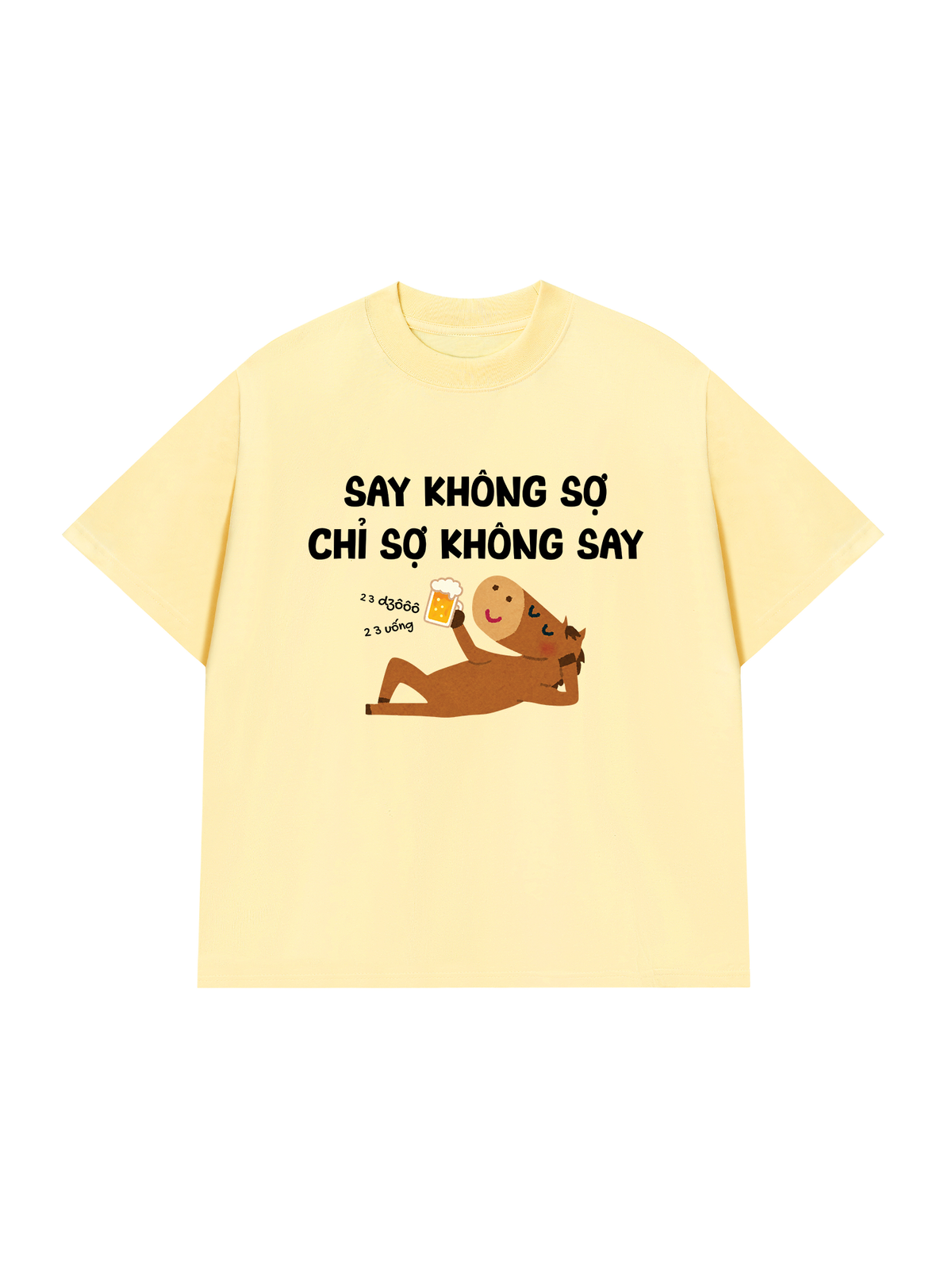 Áo Thun Relaxed Fit Say Không Sợ