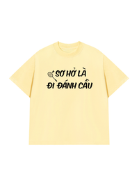 Áo Thun Relaxed Fit Sơ Hở Là Đi Đánh Cầu