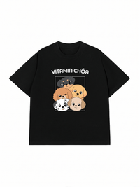 Áo Thun Relaxed Fit Vitamin Chóa