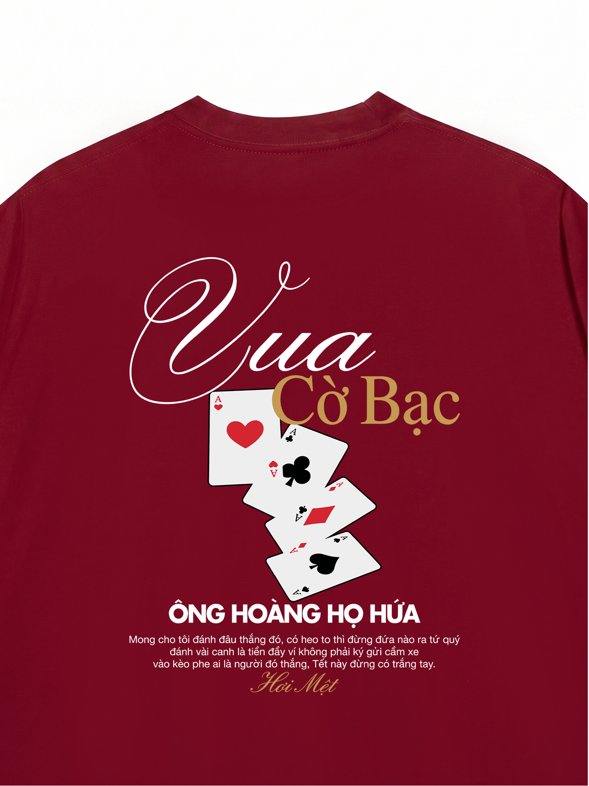 Áo Thun Relaxed Fit Vua Cờ Bạc