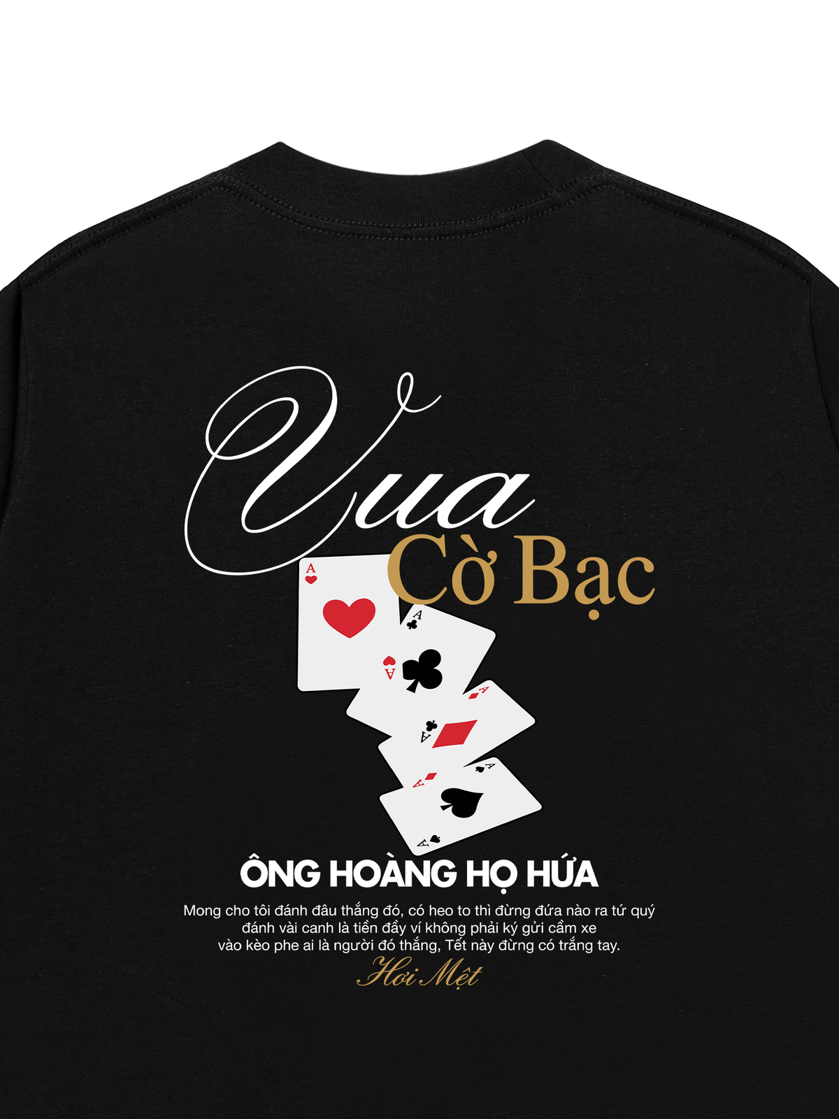 Áo Thun Relaxed Fit Vua Cờ Bạc
