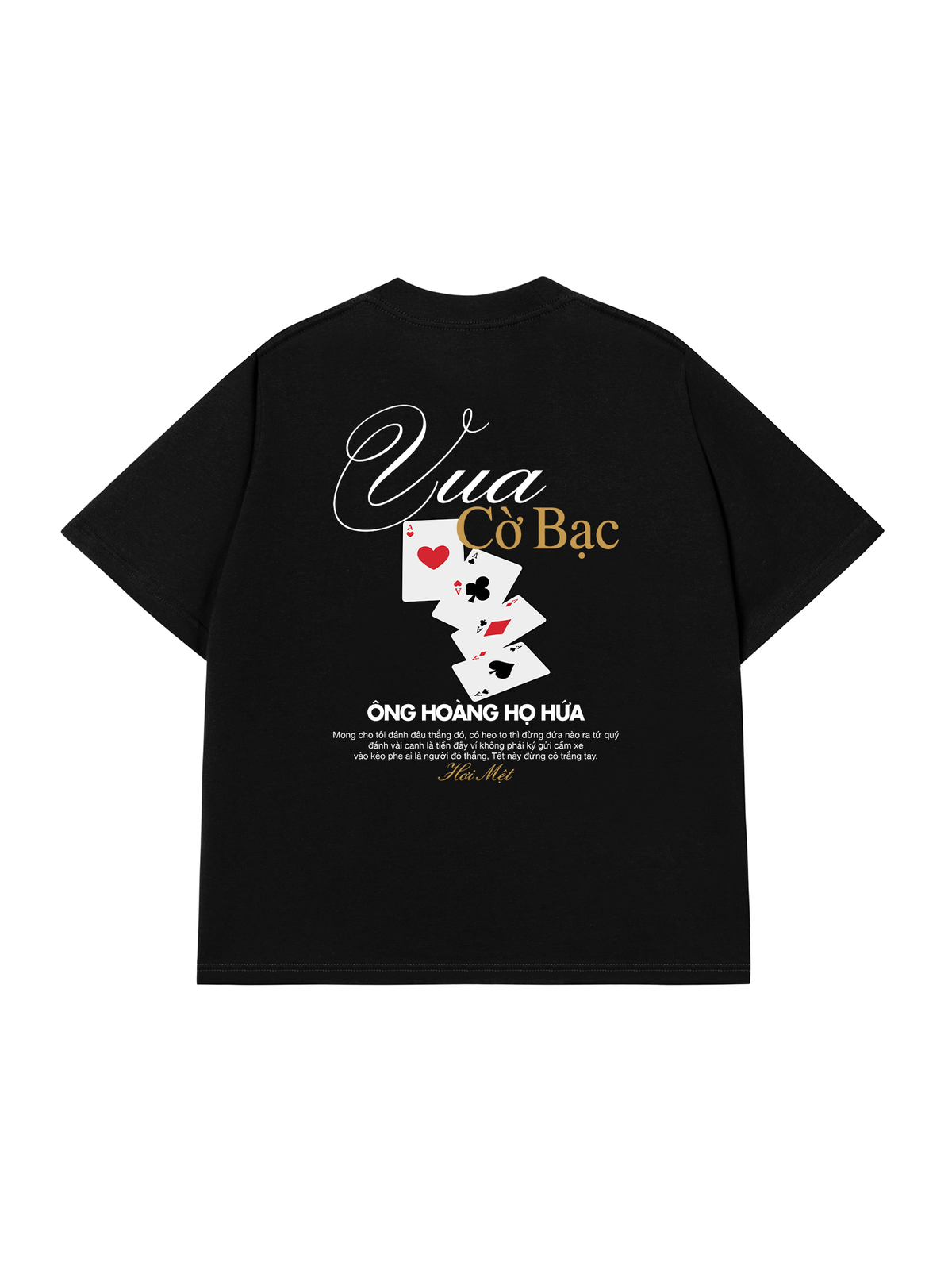 Áo Thun Relaxed Fit Vua Cờ Bạc