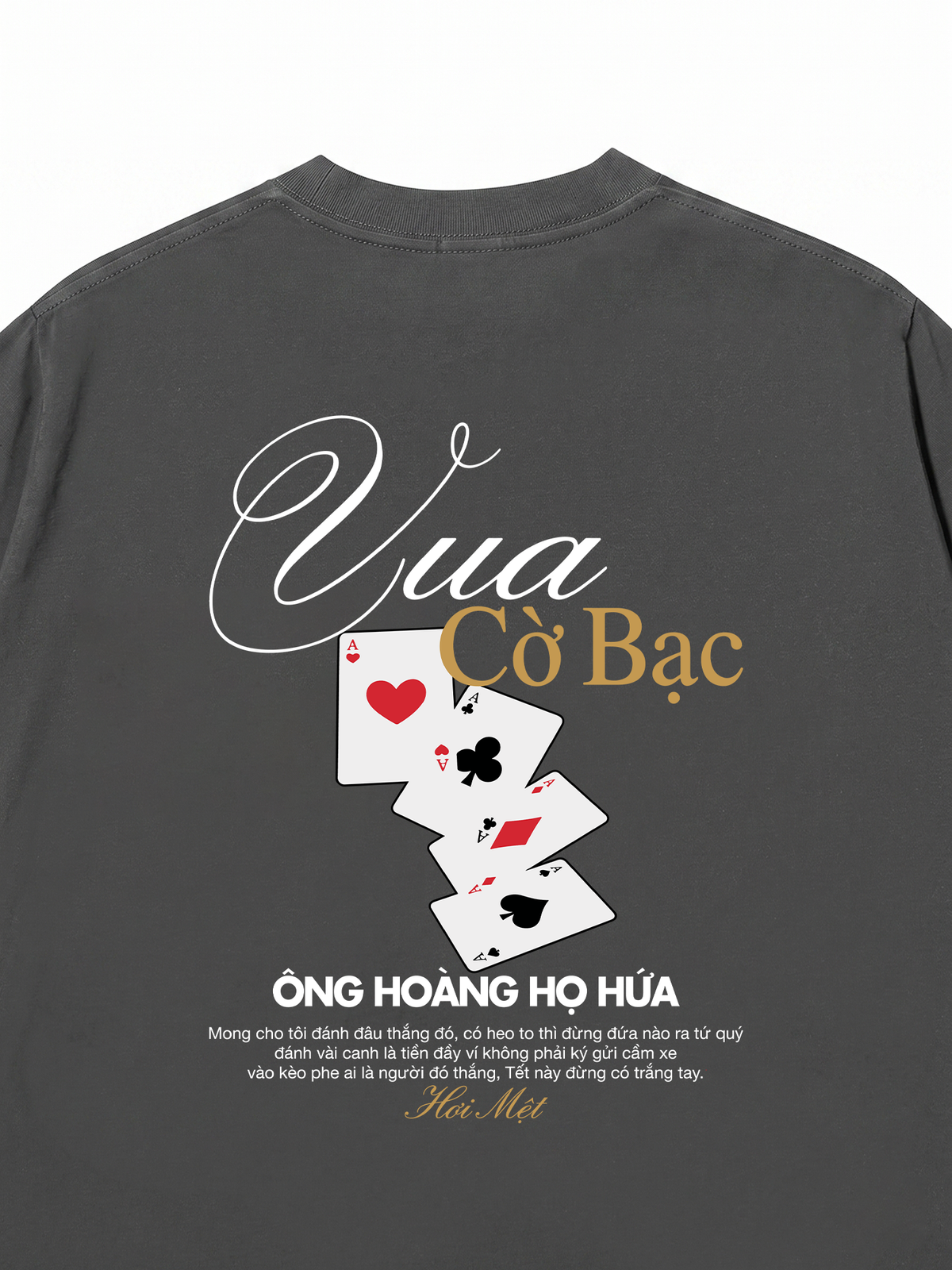 Áo Thun Relaxed Fit Vua Cờ Bạc