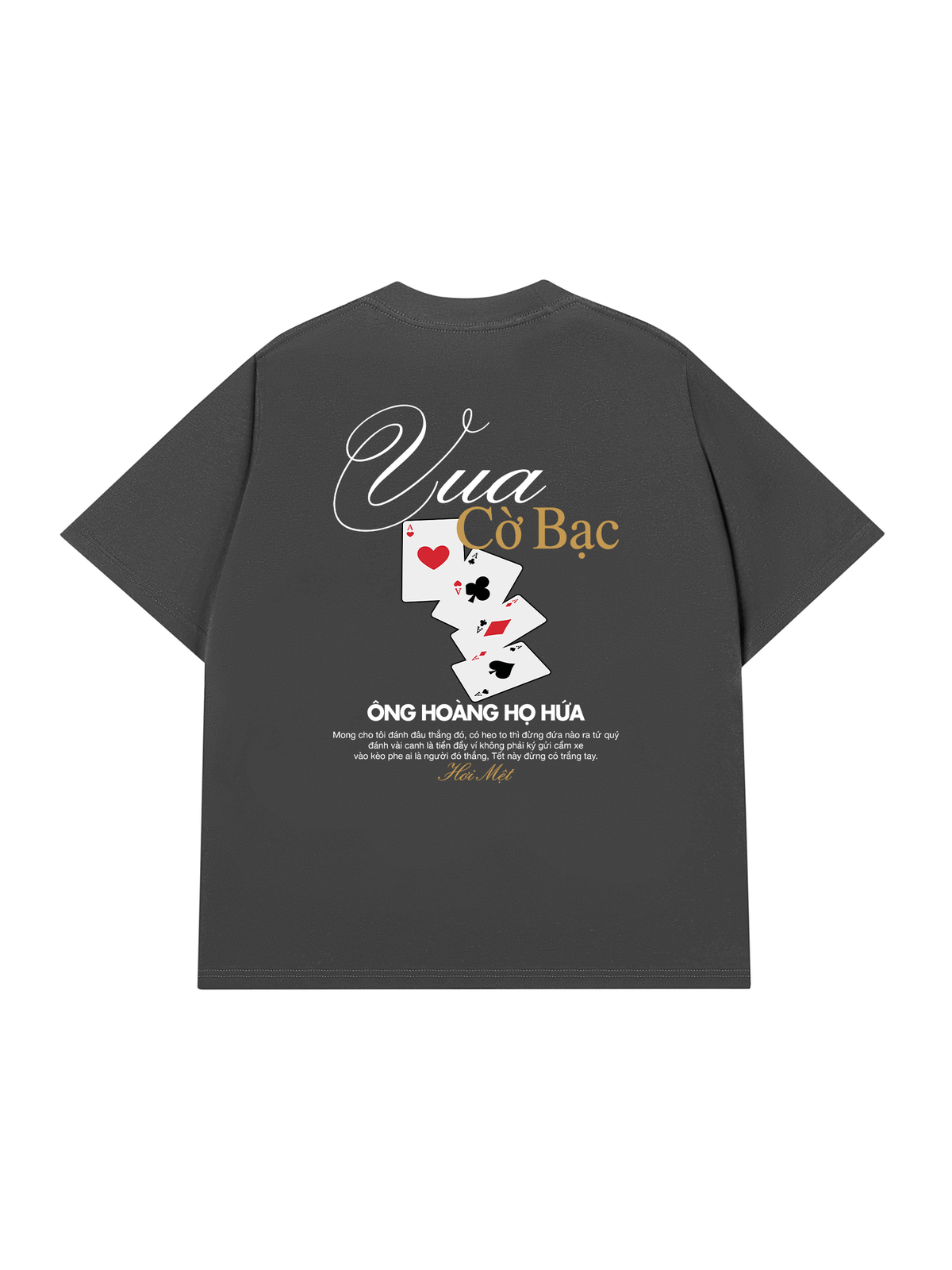 Áo Thun Relaxed Fit Vua Cờ Bạc