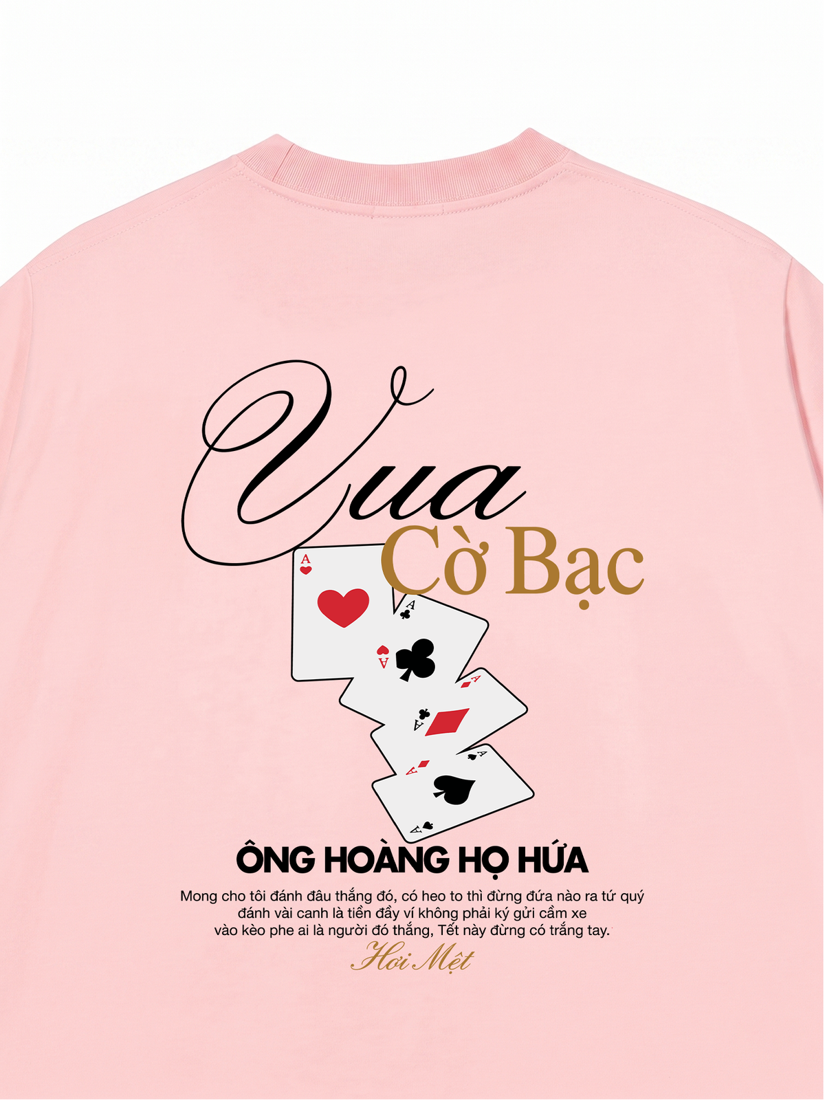 Áo Thun Relaxed Fit Vua Cờ Bạc
