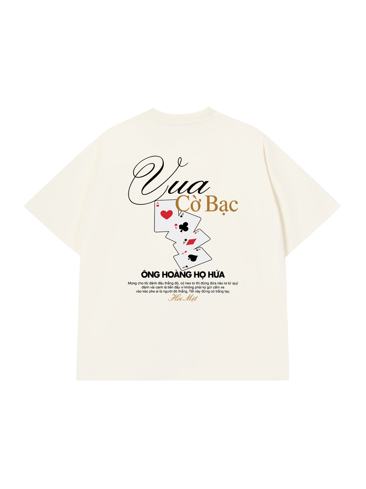 Áo Thun Relaxed Fit Vua Cờ Bạc