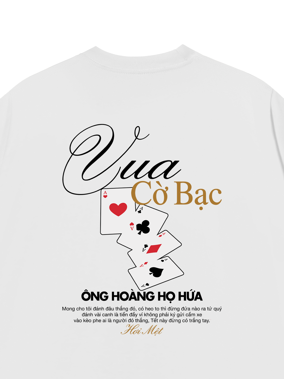 Áo Thun Relaxed Fit Vua Cờ Bạc