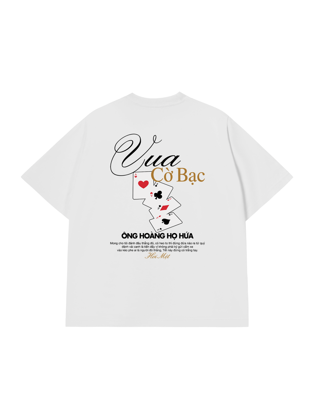 Áo Thun Relaxed Fit Vua Cờ Bạc