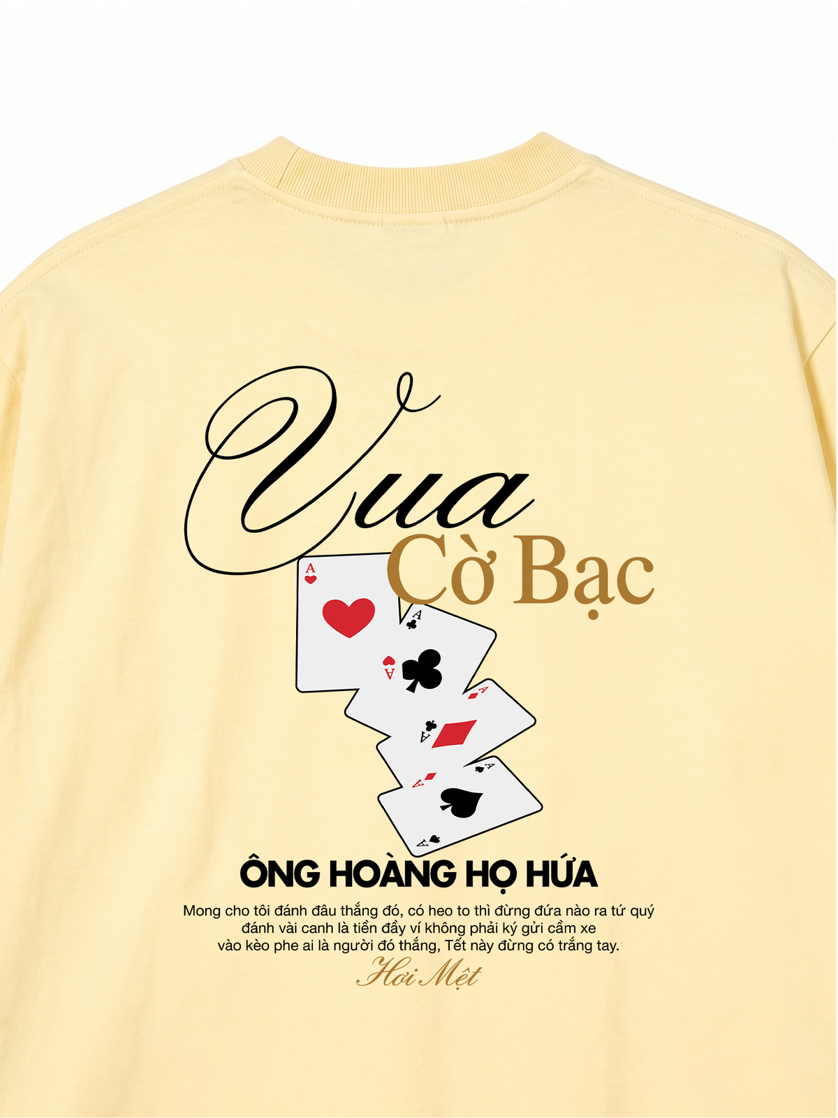 Áo Thun Relaxed Fit Vua Cờ Bạc