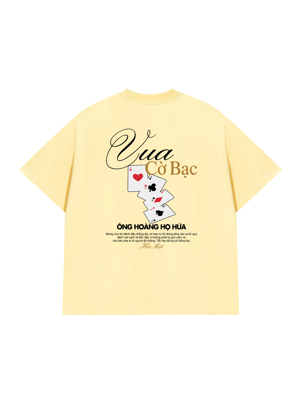 Áo Thun Relaxed Fit Vua Cờ Bạc
